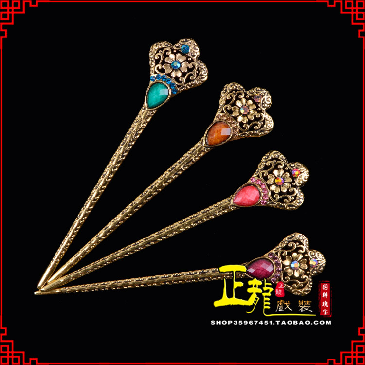 旬阳头饰老旦青衣员外夫人簪子 老旦发簪