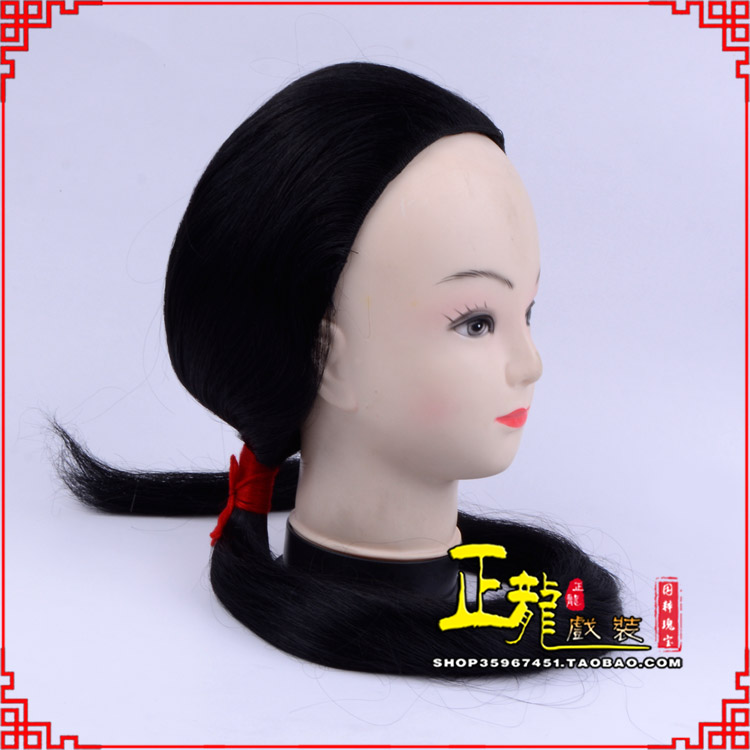 旬阳古装影视演出头套花旦假发 真发古装发