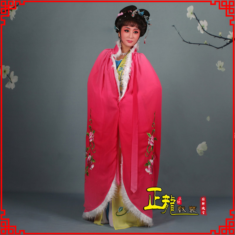旬阳小花旦绣花斗篷 花旦披风