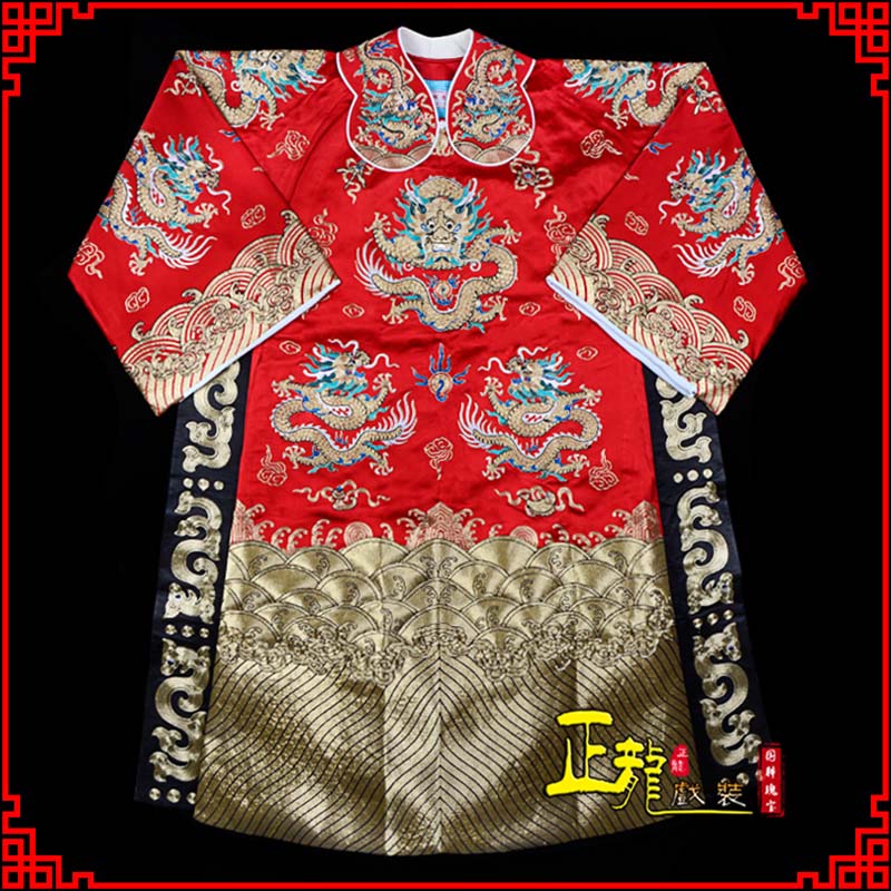 旬阳皇帝蟒袍全金八宝团龙蟒