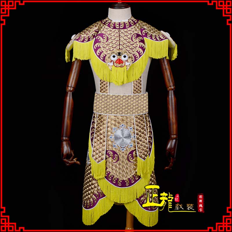 旬阳武将士兵云肩鱼鳞侉子